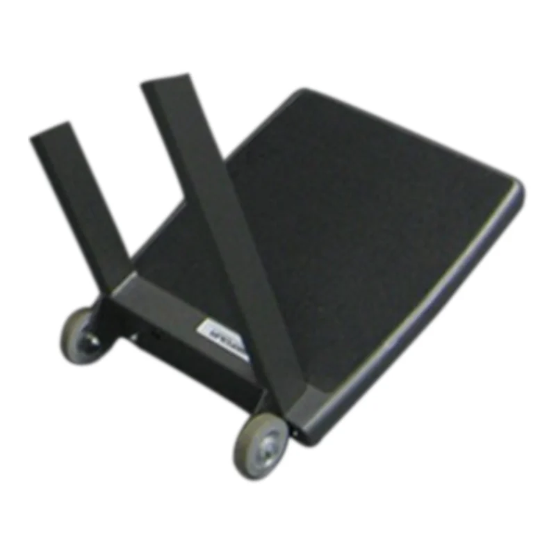 Befour MX807 scale tilted back on its wheels