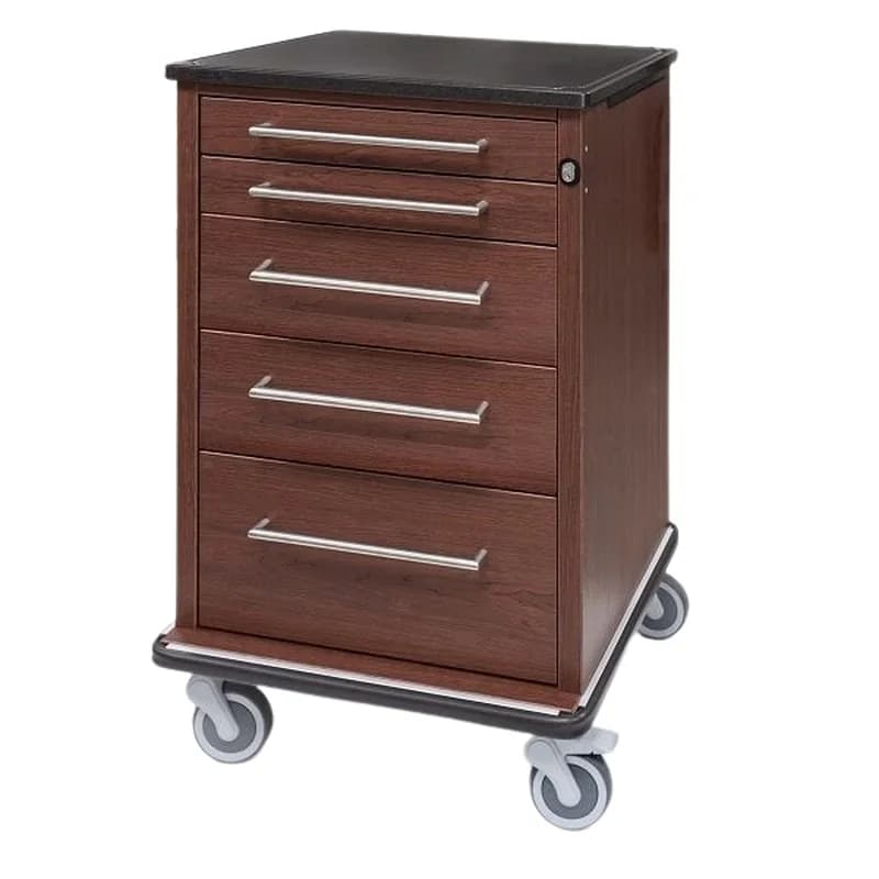 Vintage Encore treatment cart in Boston Cherry