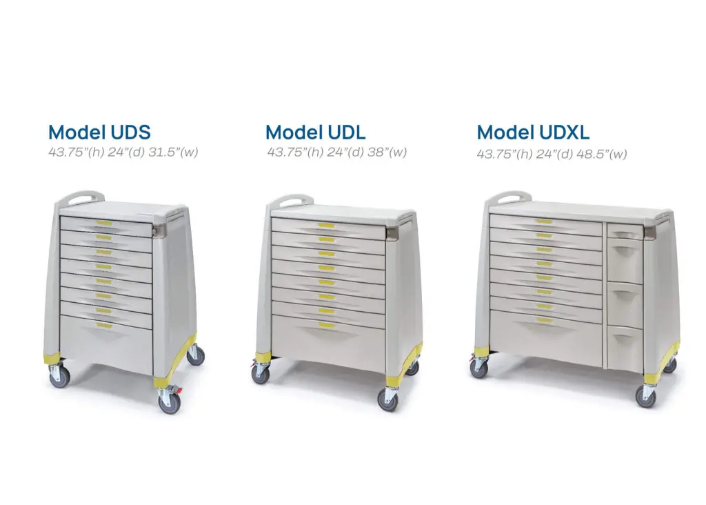 Auto packaging sizes Avalo Series Medication Cart by Capsa Healhcare
