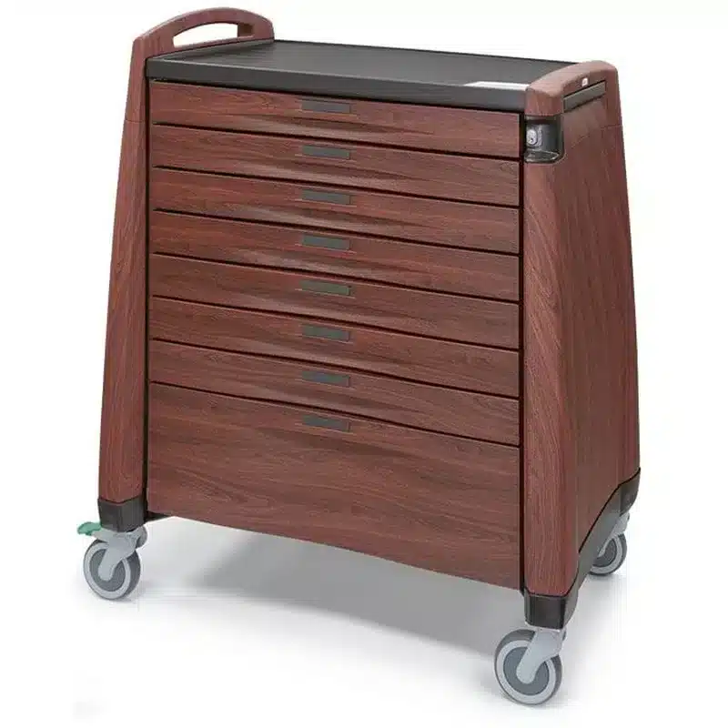Avalo® Woodblend Auto Packaging Medication Cart