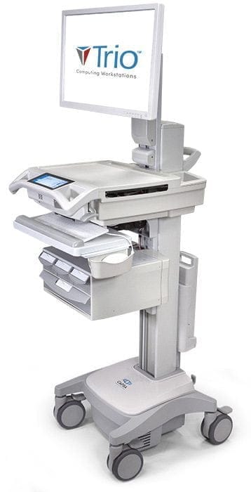 Station de travail informatique médicale Trio disponible au Canada